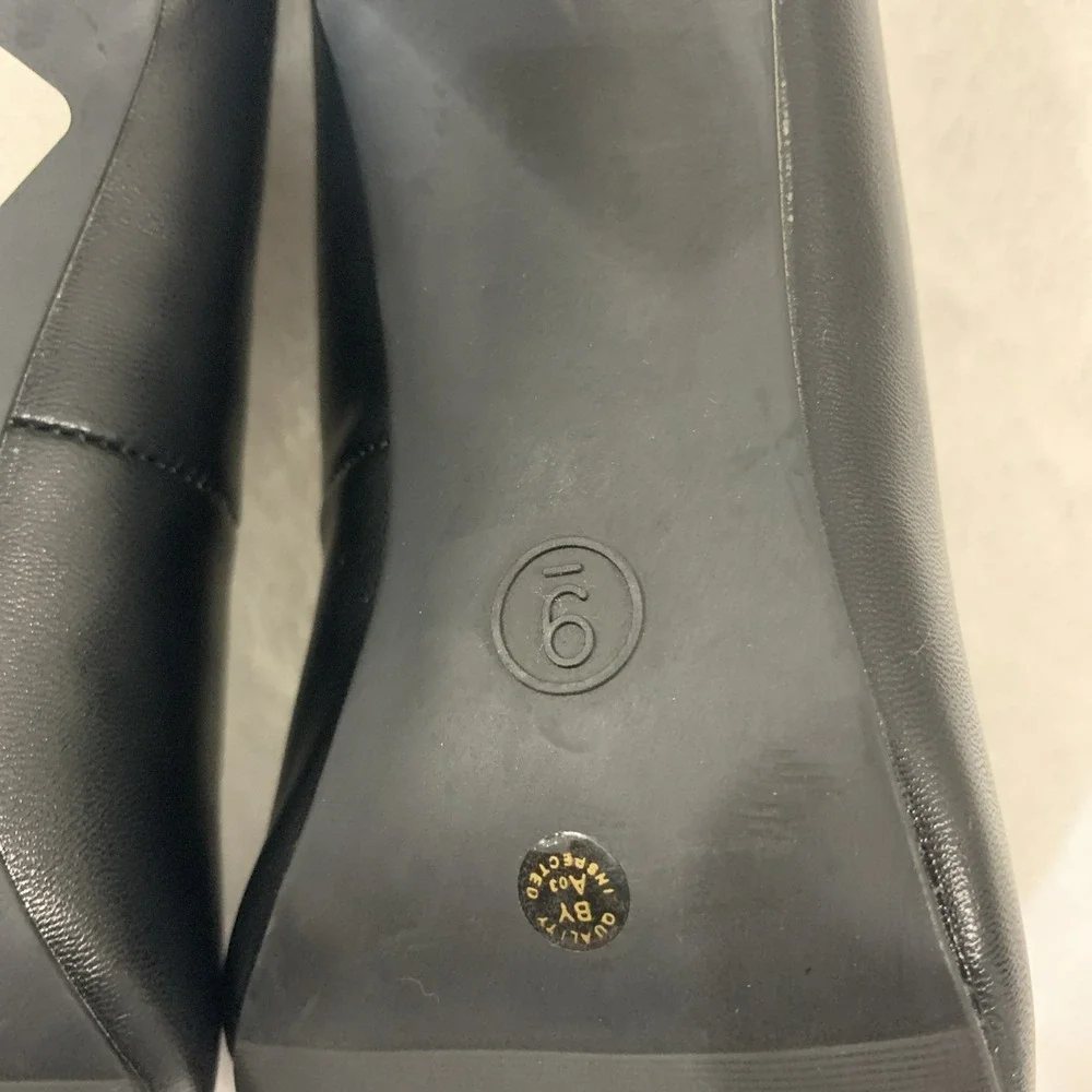 Worthington Wor Zilo Black 3 inch Heels Size 9M Women's Shoes NEW